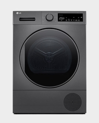 LG 8Kg Front Load Heat Pump Dryer RH80T2SP7RM – Black in Qatar