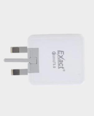 Exact QC 3.0 Micro Travel Charger | Quick Charge 3.0 Technology | Micro | EX2323 - White