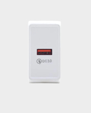 Exact QC 3.0 Micro Travel Charger | Quick Charge 3.0 Technology | Micro | EX2323 - White