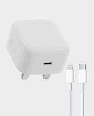 NYORK Special iOS Edition Home Charger | 20W Fast Charging | Single USB-C Port | USB-C to Lightning Cable | Energy-Efficient Design | Safe and Reliable Charging | HC629 - White