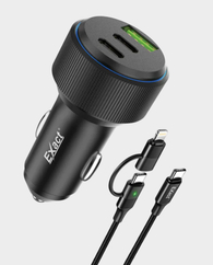 Exact 60W PD Car Charger With 2 In1 Cable in Qatar