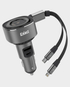 Exact 30W Car Charger With 4 In 1 Cable in Qatar