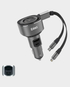 Exact 4 In I Car Charger | 30W (Line) + 30W (Interface) | EX1222 - Gray