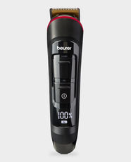 Beurer MN 4X Beard Trimmer | 2 Attachments | 2 Comb (3–7 mm/8–12 mm) | 10 Cutting Lengths | Up to 90 minutes - Black