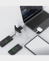 Exact Universal Multi Charger Adapter | GaN Technology | PD | 35W | USB-C | Fast Charging | EX1205 - Black