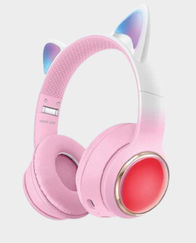 Green Lion GK-400 Kids Wireless Headphone - Pink in Qatar