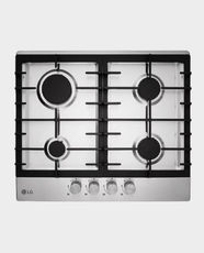 LG 4 Burners 60cm Built-In Gas Hob Stove | HU641BBG - Stainless Steel