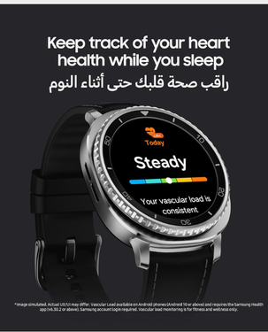 Samsung Galaxy Watch 8 Classic 46mm | 1.81 Inch Super AMOLED Display | 445 mAh | 5ATM + IP68 Water Resistant | SML500NZKAMEA - Black