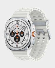 Samsung Galaxy Watch Ultra 2025 (LTE, 47mm) | 1.5 Inch Super AMOLED Display | 590 mAh | 10ATM + IP68 Water Resistant | SML705FAW1XSG - Titanium White