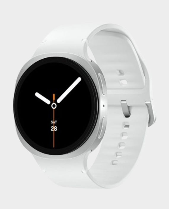 Samsung Galaxy Watch 8 (LTE, 44mm) | 1.5 Inch Super AMOLED Display | 435mAh | 5ATM + IP68 Water Resistant | SML335FZSAXSG - Silver