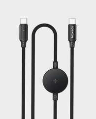 Moxedo 2 in 1 Charging Cable 60W PD Watch Wireless Charger with USB-C to USB-C in Qatar