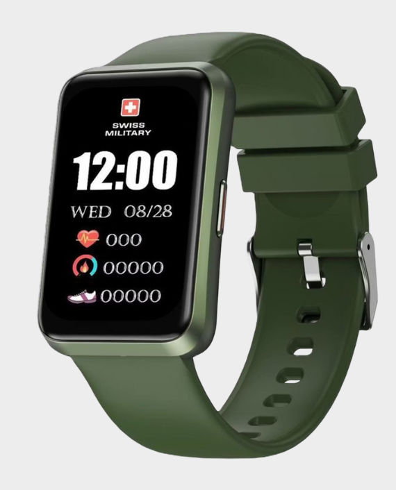 Buy Swiss Military Rhine Smart Band (Green) in Qatar