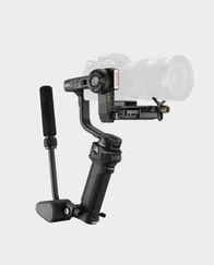 [SP]Zhiyun WEEBILL 3S 3-Axis Handheld Camera Gimbal Stabilizer | Built-In Bi-Color Fill Light | 3kg Payload | 2600K–5500K Color Temperature | Up to 11.5 Hours Runtime | Bluetooth 5.0 | C020127ABR1 - Black