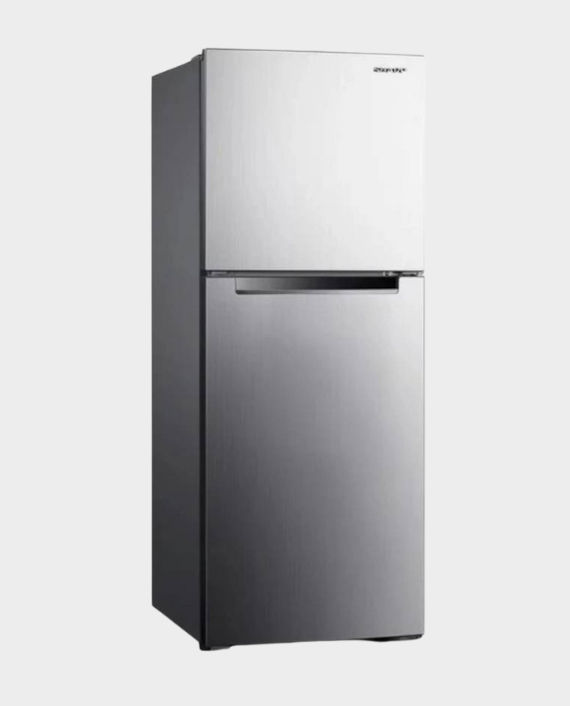Sharp 2 Door Refrigerator | 270 Liter | Top Mount | Inverter Cooling | Inverter Technology | SJ-HM270-HS3 - Inox
