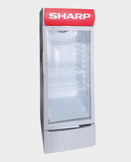 SHARP Showcase Refrigerator | Single Door | 405 Liter | Glass Display | Energy Efficient Cooling | SCH-405X-WH3 - White