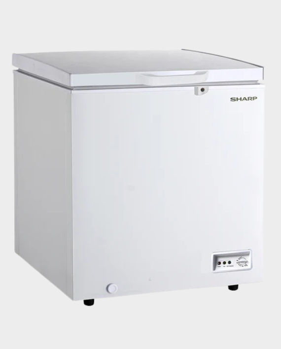 Sharp Chest Freezer | 190 Liter | Single Door | Fast Freezing | Manual Defrost | SCF-K190X-WH3 - White