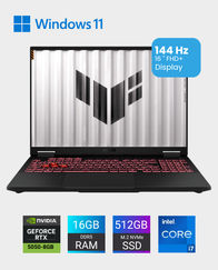 ASUS TUF Gaming F16 i7 RTX 5050 Gaming Laptop 16 Inch in Qatar