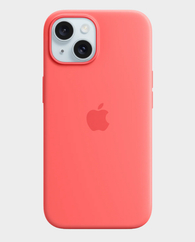 Apple Silicone Case For iPhone 15 Plus - Guava in Qatar