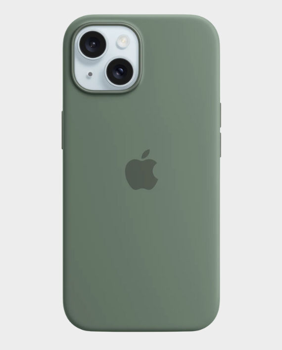 Apple Silicone Case For iPhone 15 Plus - Cypress in Qatar