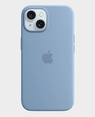 Apple Silicone Case For iPhone 15 Plus - Winter Blue in Qatar