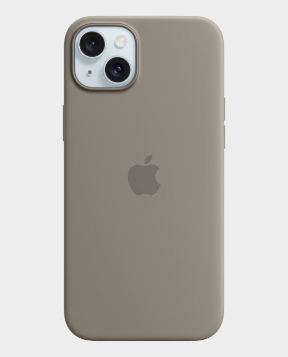 Apple Silicone Case For iPhone 15 Plus - Clay in Qatar