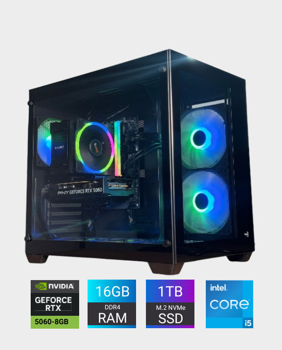 Buy Pre-Built Gaming PC i5-14400F Asus 16GB RTX 5060 Ti 32GB 1TB