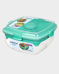 Sistema Salad Max Box To Go  SM21357 - Mint Teal in Qatar