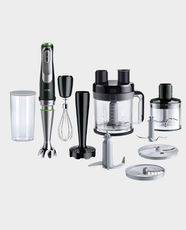 Braun Multiquick 9 Household Hand Blender | 1200W | BPA-free Plastic | Beaker | Chopper / Mini Food Processor | Food Processor Bowl | MQ-9187 XLI - Black