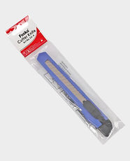 Foska Cutter Knife SX4 | Sharp Stainless Steel Blades | Ergonomic Handle | Safety Lock | 10 Knives - Assorted Colours