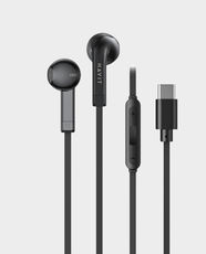 HAVIT Sport Stereo Metal Bass Wired Earphones | 14.2mm speaker driver | USB‑C | E336C - Black
