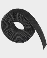 D-Line Cable Tidy Band Hook & Loop Tape | 1.2m | Holds Up to 10kg | 50mm overlap | Re-usable | DL0001 - Black