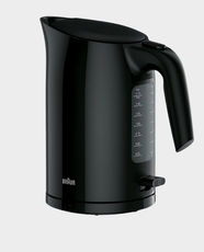 Braun Purease Kettle | 1.7L | BPA‑free Plastic Body | Convenient handle | Rapid boil system | WK-3110 - Black