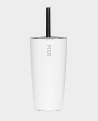 MiiR Straw Tumbler Stainless Steel Vacuum Insulated - White in Qatar