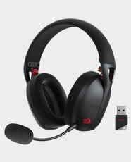Redragon H848 Bluetooth Wireless Gaming Headset | 3 Modes Connection | 7.1 Surround Sound | 40mm Audio Drivers | Detachable Microphone - Black
