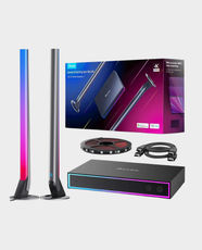Govee H6601 Ai Gaming Sync LED Lighting Box Kit | 27inch - 34inch | Compatible with Alexa & Google Assistant | CEC | 3 HDMI In 1 Out - Multicolor