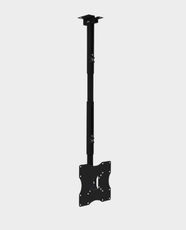 Skill Tech Telescopic LCD TV Ceiling Mount | 17-43 Inch | Adjustable Height 745-1120mm | Tilt -15° | VESA 200x200 | Max Load 25kg | SH-22C - Matte Black