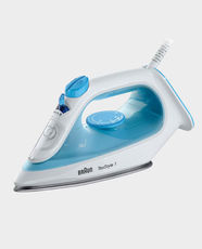 Braun Steam Iron | 2000W | Rapid heat up | Super Ceramic Soleplate | SI1050BL - Blue