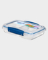 Buy Sistema Small Split To Go Snack Box SM21518 - Clear and Blue Clip ...