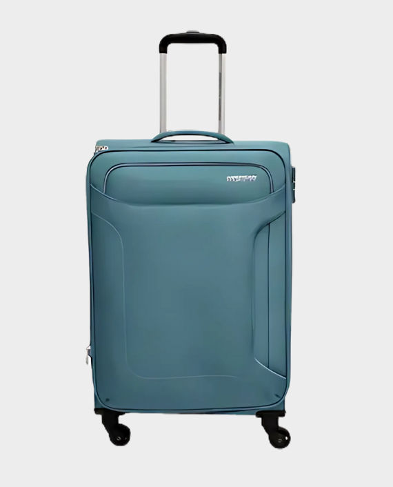 Buy American Tourister Holiday Trolley Bag Smoke Green in Qatar