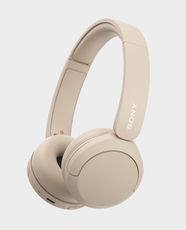 Sony WH-CH520 Wireless Headphones | Built-in Mic | 30mm Drivers | 50H Battery Life | Fast Charging | Lightweight Comfort | Voice Assistant Support | Bluetooth 5.2 - Beige