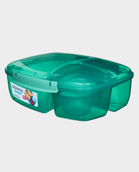 Sistema 2L Triple Split Lunch & Yogurt Box SM40920 - Mint Green in Qatar