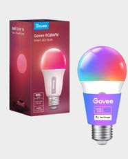 Govee Wi-Fi And Bluetooth Smart Light Bulb | 9W Power | 800 Lumens | Hand Free Voice Control | Mutliple Dynamic Scenes | Sync the With Music - RGBWW