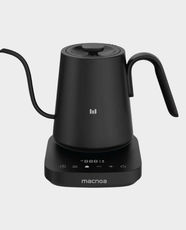 Macnoa MacSpout Stainless Steel Gooseneck Kettle | 800ml | Precision Pour-Over Coffee & Tea Brewing | Matte Black Finish | Heat-Resistant Handle | MP-24SPKT-BK - Black