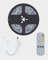 Epic Gamers Blaze Strip Addressable RGBWW LED Strip | 5m Roll | Remote & App Control | Customizable Lighting Effects | Music Sync | Easy Installation - Ideal for Gaming & Home Setup