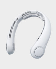 JisuLife Life 4 | 5 Speeds Turbo Air Duct | Anti Slip Neck Brace | Expandable Wearing Opening | One Button Control | Neck Fan - Grey