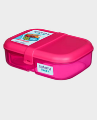 Sistema Ribbon Lunch Box SM41675 - Pink in Qatar