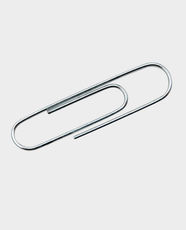 PANDA Paper Clips 28mm | Steel Construction | Rust-Resistant Coating | Smooth Finish | 5000 Pcs (5 Boxes x 1000)