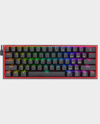 Redragon Fizz K617 60% Mechanical Keyboard | Hot-Swappable, RGB - Black In Qatar