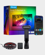 Govee Envisual TV Backlight T2 | 3.6m (11.8ft), 4 Sections | For 55–65" TVs | Wi-Fi + Bluetooth App Control | Dual Camera | H605C - RGBIC