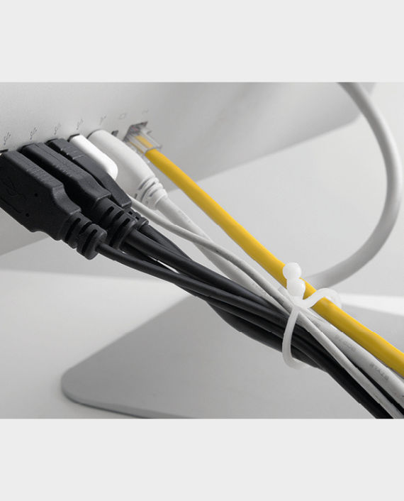 Buy D-Line Assorted Cable Twists (Pack of 20) DL0008 - White in Qatar ...